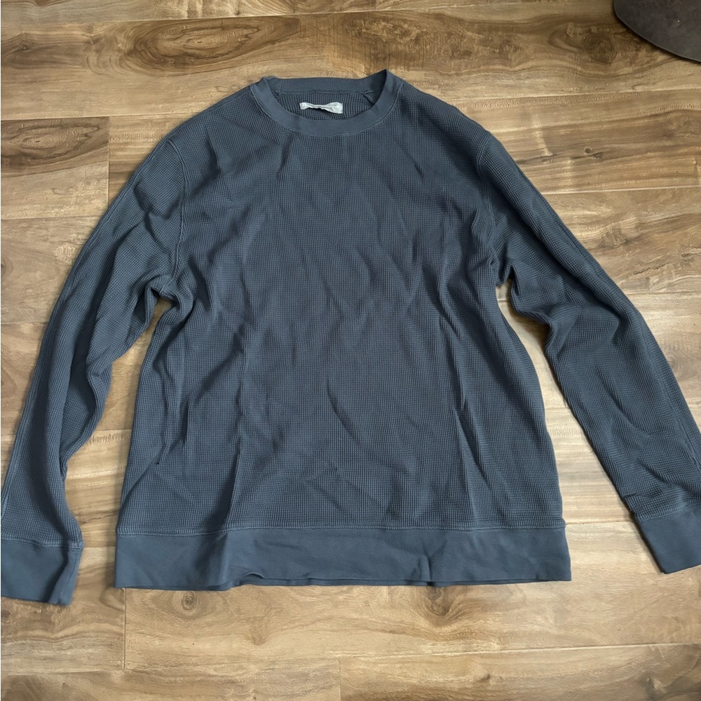 Everlane Waffle Long-Sleeve Crew